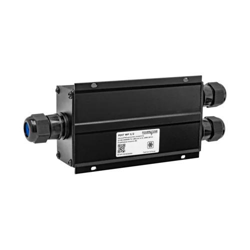 Уличный PoE удлинитель/коммутатор Ethernet PEXT-WP 1/2 10/100/1000BASE-TX, 1x802.3af/at/bt, 2x802.3af/at