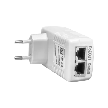 PoE инжектор неуправляемый PI-154-1B, 1x10/100BASE-T 802.3af, PoE бюджет 15.4Вт