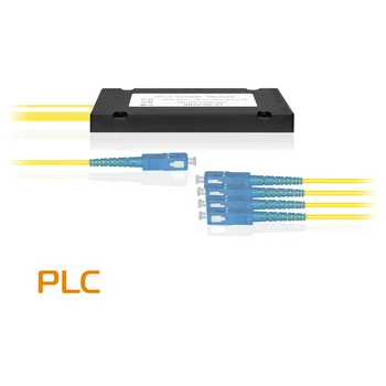 Делитель оптический планарный SNR-PLC-1x4, корпус, разъемы SC/UPC