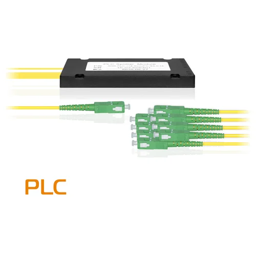 Делитель оптический планарный SNR-PLC-1x8, корпус, разъемы SC/APC