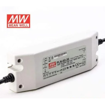 PLN-60-36 Блок питания для светодиодного освещения 36В, 1,72А, 62Вт Mean Well
