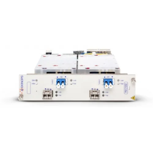 Транспондер Ekinops 2x10G SFP+ / OTX с поддержкой DynaFEC (10dB) и оптическими модулями SFP+LR и OTX