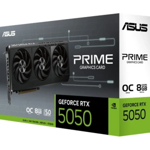 Видеокарта Asus PCI-E 4.0 PRIME-RTX5050-O8G NVIDIA GeForce RTX 5050 8Gb 128bit GDDR6