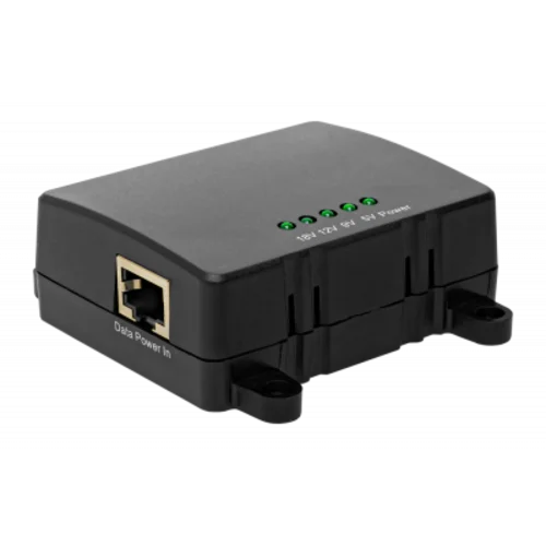 1-портовый сплиттер PS-250-1 PoE 802.3af/802.3at 10/100/1000Mbps, 5В/3А, 9В/2.5А, 12В/2.5А, 18В/1.6А