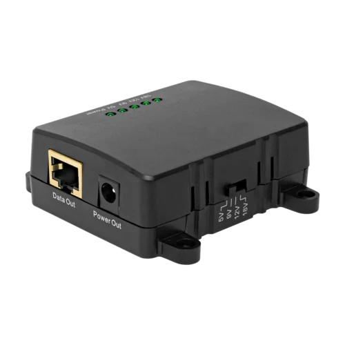 1-портовый сплиттер PS-250-1 PoE 802.3af/802.3at 10/100/1000Mbps, 5В/3А, 9В/2.5А, 12В/2.5А, 18В/1.6А