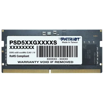 Память DDR5 8Gb 4800MHz Patriot PSD58G480041S RTL PC5-38400 CL40 SO-DIMM 260-pin 1.1В