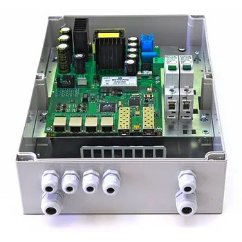 Уличный управляемый PoE коммутатор TFORTIS PSW-2G+ 4FE HiPoE +2 GB SFP порта, питание 220В, IP66