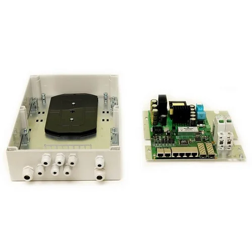 Уличный управляемый PoE коммутатор TFortis PSW-2G6F+ 4FE PoE+ 2FE dual PoE+ 2 GB SFP порта, питание 220В, IP66