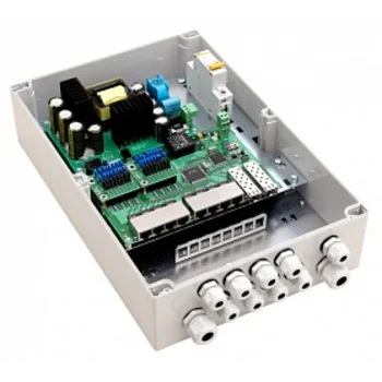 Уличный управляемый PoE коммутатор TFORTIS PSW-2G8F+ 8FE PoE +2GB SFP порта, питание 220В, IP66