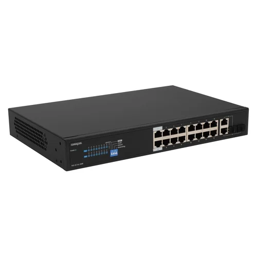 Неуправляемый 16 портовый PoE коммутатор PUS-2C16L-250R с возможностью установки в стойку