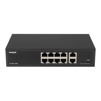 Неуправляемый 8 портовый PoE коммутатор PUS-2T08L-120RM с возможностью установки в стойку