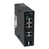 Неуправляемый промышленный 4 портовый PoE коммутатор POWERTONE PUS-TS04G-i
