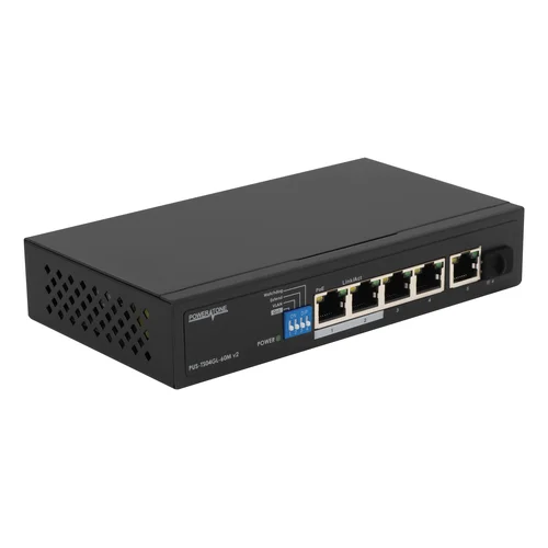 Неуправляемый 4 портовый PoE коммутатор PUS-TS04GL-60M v2