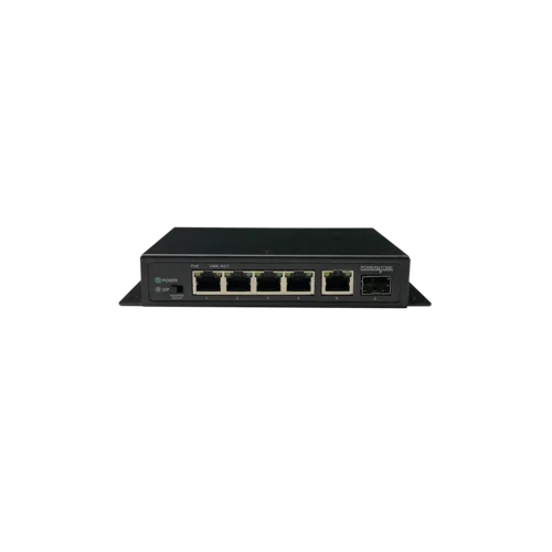 Неуправляемый 4 портовый гигабитный PoE коммутатор PUS-TS04GL-60M с изоляцией портов