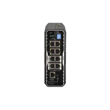 Неуправляемый промышленный 8 портовый PoE коммутатор POWERTONE PUS-TS08GL-BTi c 4 портами до 90Вт