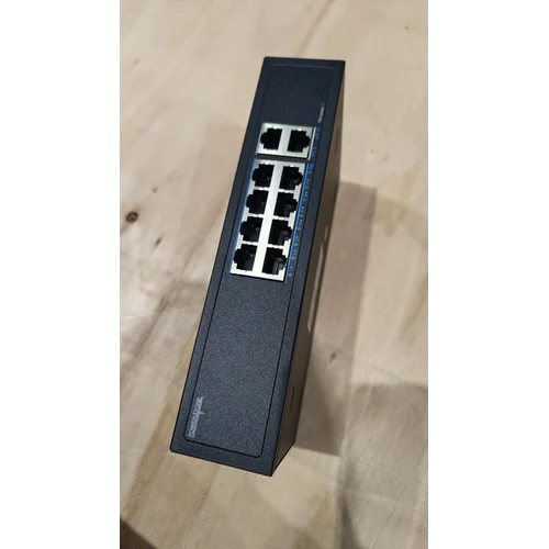 PoE коммутатор неуправляемый PUS-TT08-115M v1, 8x10/100BASE-TX 802.3af&at + 2х10/100/1000BASE-TX, PoE бюджет 115Вт, до 30Вт на порт