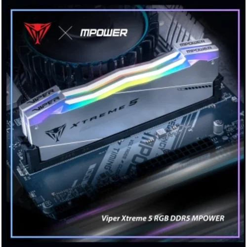 Память DDR5 2x16GB 6000MHz Patriot PVXR532G60C30KM Viper Xtreme 5 RGB RTL Gaming PC5-48000 CL30