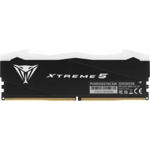Память DDR5 2x16Gb 7600MHz Patriot PVXR532G76C36K Viper XTREME RGB RTL Gaming PC5-60800 CL36