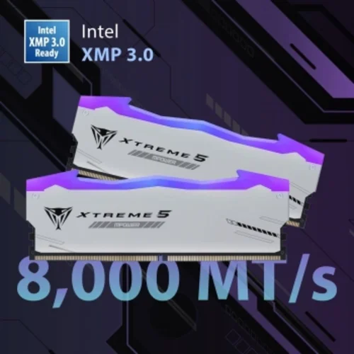 Память DDR5 2x16GB 8000MHz Patriot PVXR532G80C38KM Viper Xtreme 5 RGB RTL Gaming PC5-64000 CL38