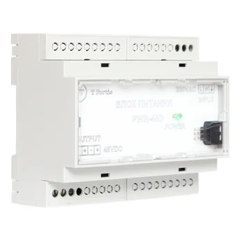 Блок питания TFortis PWR-48D для коммутатора SWD-1 с креплением на DIN-рейку