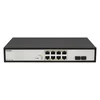 Управляемый гигабитный 8 портовый Web Smart PoE коммутатор POWERTONE PWS-2S08G-120RM