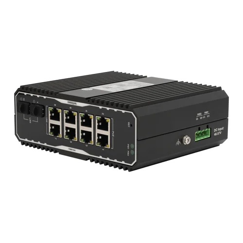 Управляемый гигабитный 4 портовый Web Smart PoE коммутатор POWERTONE PWS-2S08G-i