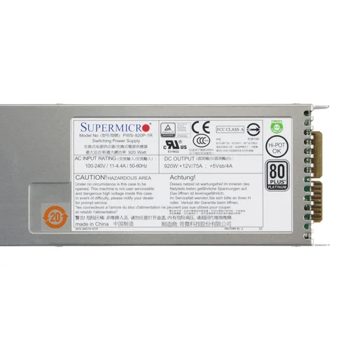 Блок питания сервера Supermicro 920W