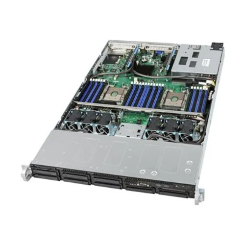 Серверная платформа Intel R1208WFTYSR 1U, до двух процессоров Intel Scalable, 24xDDR4, 8x2.5 HDD, 2x10Gb Base-T, 2xM.2 PCI-Ex4, 2x1100W PSU