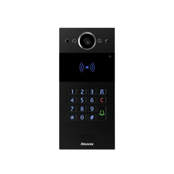 Вызывная панель Akuvox R20K в черном исполнении, накладной монтаж