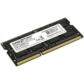 Память DDR3 8Gb 1600MHz AMD R538G1601S2S-U RTL PC3-12800 CL11 SO-DIMM 204-pin 1.5В dual rank Ret