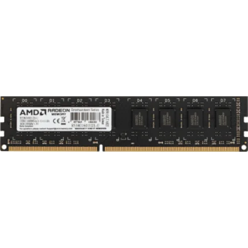 Память DDR3 8Gb 1600MHz AMD R538G1601U2S-U RTL PC3-12800 CL11 DIMM 240-pin 1.5В Ret