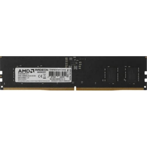 Память DDR5 8GB 5600MHz AMD R558G5600U1S-U Radeon R5 RTL PC5-44800 CL40 DIMM 288-pin 1.1В Ret
