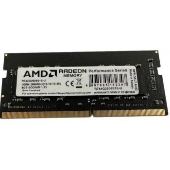 Память DDR4 4Gb 2666MHz AMD R744G2606S1S-U Radeon R7 Performance Series RTL PC4-21300 CL16