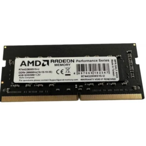 Память DDR4 4Gb 2666MHz AMD R744G2606S1S-U Radeon R7 Performance Series RTL PC4-21300 CL16