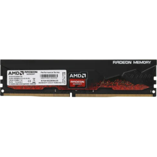 Память DDR4 16Gb 2666MHz AMD R7S416G2606U2S Radeon R7 Performance Series RTL PC4-21300 CL16 DIMM 288