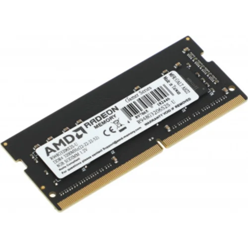 Память DDR4 8Gb 3200MHz AMD R948G3206S2S-U Radeon R9 Gamer Series RTL PC4-25600 CL22 SO-DIMM 260