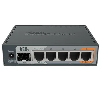 Маршрутизатор MikroTik hEX S RB760iGS