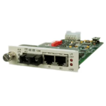 Карта 2xE1, 1xFE, встроенный трансивер для установки в шасси RC001-1