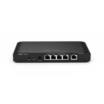 Маршрутизатор 5*1Гб/c, из них 4*POE порта с бюджетом 54 Вт, поддержка до 2 WAN, 100 одновременных пользователей, 300Mbps