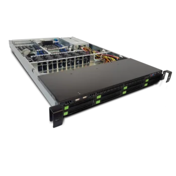 Серверная платформа Rikor 1U RP6108-PB25-650HS, до двух процессоров Intel Xeon Scalable, DDR4, 8x2.5" HDD, 2x1000Base-T, резервируемый БП