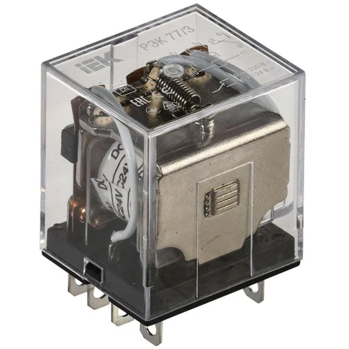 Реле РЭК 77-3 10А 24В DC IEK RRP10-3-10-024D