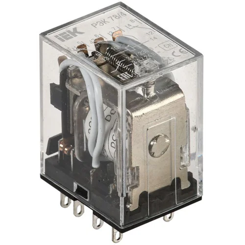 Реле РЭК 78-4 3А 24В DC IEK RRP20-4-03-024D