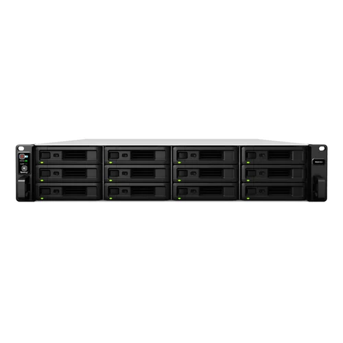 NAS-сервер Synology RackStation RS2418RP+, 12xHDD 3,5", 4х1000Base-T, Два БП, без дисков