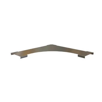 Крышка угла 90° горизонтального плавного 200x15 R100-0,8 мм