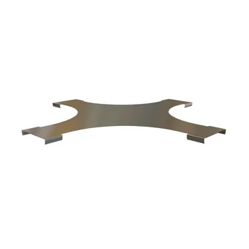 Крышка ответвителя X-образного горизонтального плавного 100x15 R100-0,8 мм