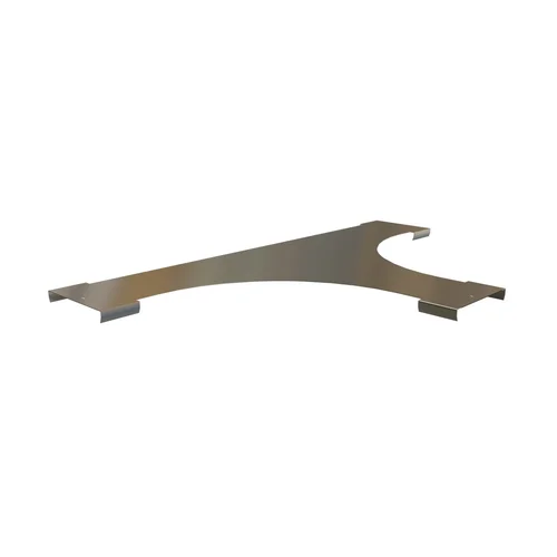 Крышка ответвителя Т-образного горизонтального плавного 50x15 R100-0,8 мм