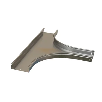 Ответвитель Т-образный горизонтальный плавный 200x50 R100-0,8 мм