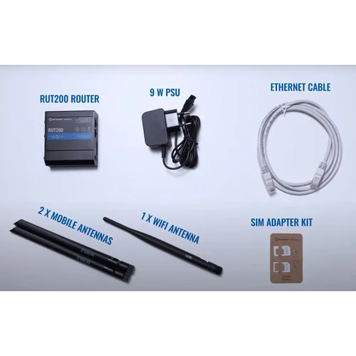 Промышленный Wi-Fi/4G маршрутизатор Teltonika RUT200