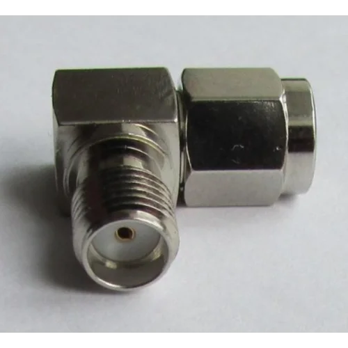 ВЧ переходник угловой S-412 (SMA-male -SMA-female)