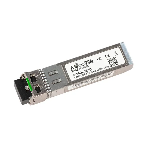 Модуль Mikrotik SFP оптический, 1.25G, дальность до 80км, 1550нм